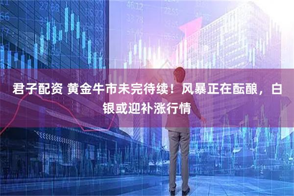君子配资 黄金牛市未完待续！风暴正在酝酿，白银或迎补涨行情