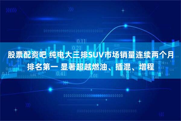股票配资吧 纯电大三排SUV市场销量连续两个月排名第一 显著超越燃油、插混、增程