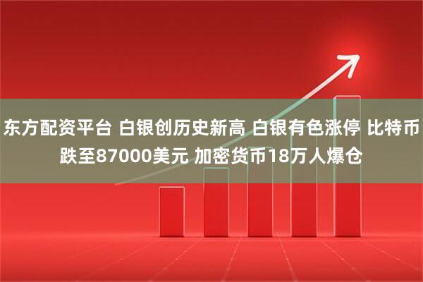 东方配资平台 白银创历史新高 白银有色涨停 比特币跌至87000美元 加密货币18万人爆仓
