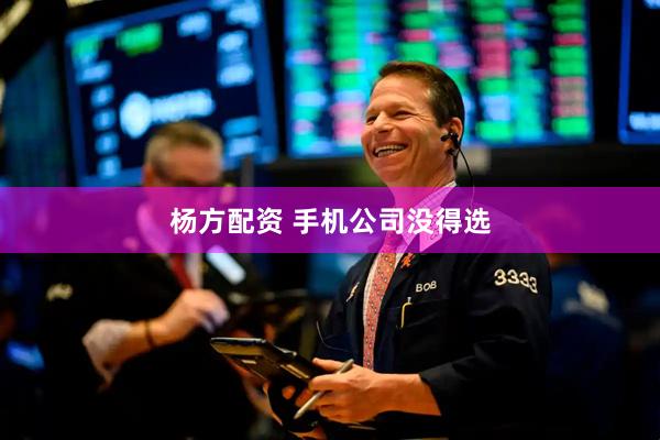 杨方配资 手机公司没得选